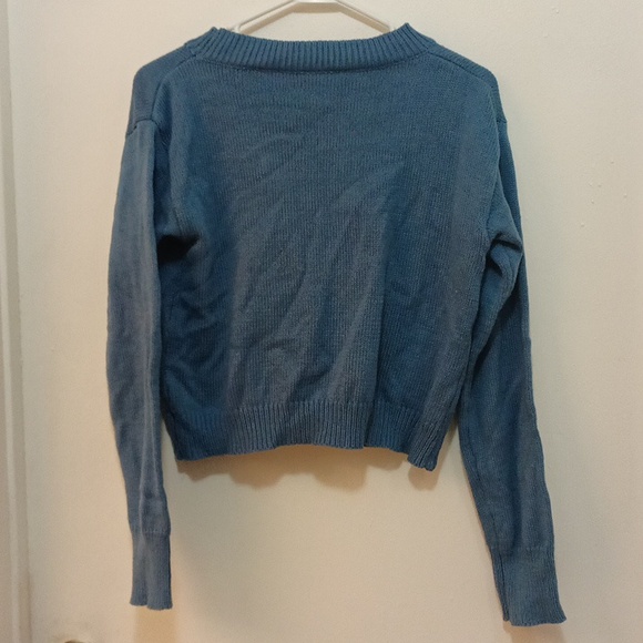 Hooked Up by IoT' butterfly Crewneck Sweater - Picture 4 of 4